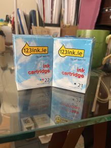 Ink Cartridge HP 21 black and 22 colour
