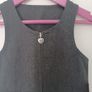New Girls Pleated Pinafore Age 4 Image 3