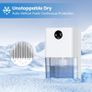 Dehumidifier for Home 22.5W  1800ML Electric Dehumidifiers 400ML/Day Auto Off 4/8H Timer Auto Defrost Ultra Quiet 7 Coloured LED Portable Dehumidifier for Drying Clothes Bedroom, Bathroom, Wardrobe, RV Image 6