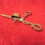Vintage Brass Candle Wick Scissors / Snuffer Image 4