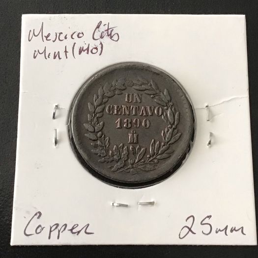 Mexico 1890 One Cent