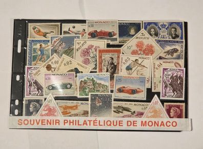 Monaco Souvenir Stamp Set