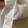 3 White school shirts (new/as new) age 5-6 Image 3