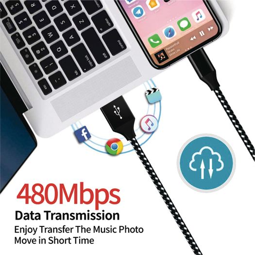 1M/2M/3M USB-C Lead For Samsung S9 S10+ S20+ Type C Charging Fast Charger Phone Cable Samsung