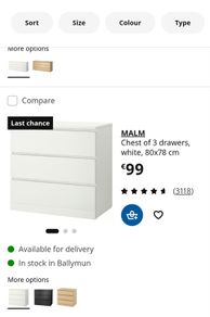 Malm Drawers