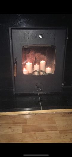 Yola fire door stove used needs TLC and replacement glass