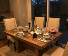 West Elm Emmerson Reclaimed Solid Wood Dining Table 157 cm (Table Only)