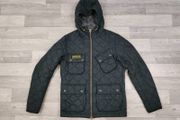 Barbour International Paxton Quilted Biker Jacket Mens Medium