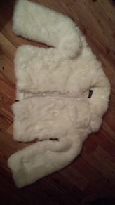Cream Fake Fur Jacket