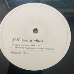 JOI - Asian Vibes - 12" Vinyl Promo Single - Way Out West / Skeewiff Mixes - 1999 Real World Records