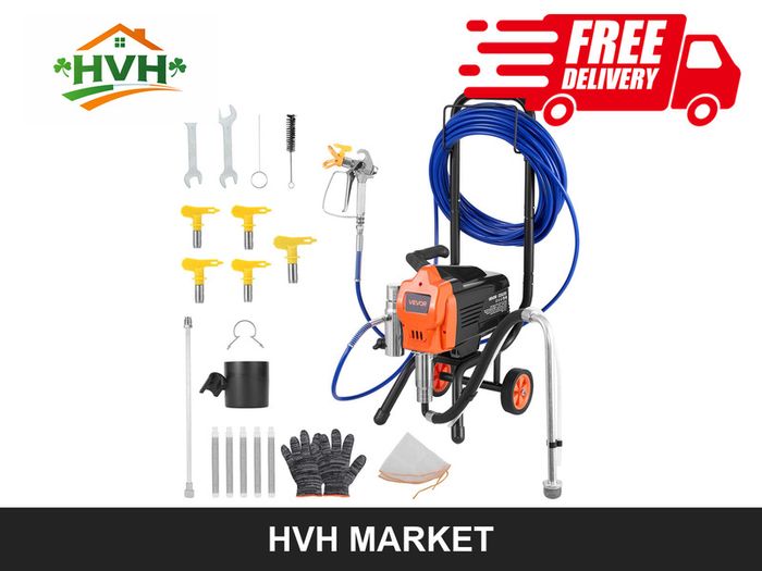 1500W Airless Paint Sprayer with Cart