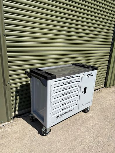 41" 7 Drawer Tool Box - Fully Loaded With Tools + Side Cabinet