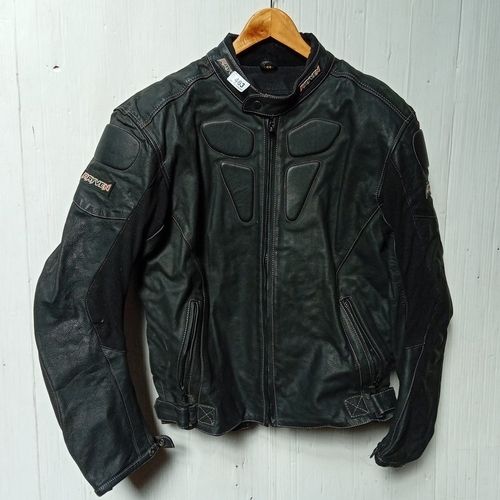 leather biker jacket