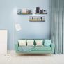 Oval Floating Shelves Pack of 3, Rustic Wall Shelf for Bathroom Bedroom Image 2