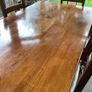 Solid Wood Dining Table & 6 Chairs for Sale Image 2