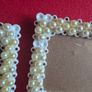 4 Small Pearl Photo Frames Image 4