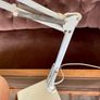 Vintage White Luxo Italian Architects Counterpoise Table Lamp 1970s Image 4