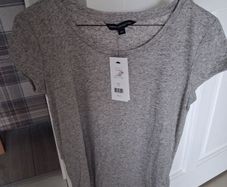 French Connection Grey Marl Tshirt - UK 8 - BNWT RRP 35