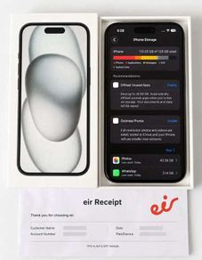 iPhone 15 128GB Black Unlocked - Box  Receipt