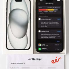 iPhone 15 128GB Black Unlocked - Box  Receipt