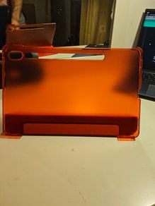 Samsung Tab S9-S9 FE Tri-FOLD folio case red color