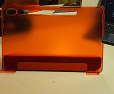 Samsung Tab S9-S9 FE Tri-FOLD folio case red color