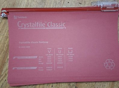 Rexel Crystalfile Classic Foolscap Suspension File