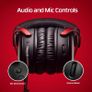 HyperX Cloud III  Wired Gaming Headset, PC, PS5, Xbox Series X|S, Angled 53mm Drivers, DTS, Memory Foam, Durable Frame, Ultra Clear 10mm Mic, USB C, USB A, 3.5mm  Black/Red Image 6