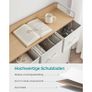 Chest of drawers with 7 fabric Drawers Drawers with Handles Metal Frame Industrial Design Image 5