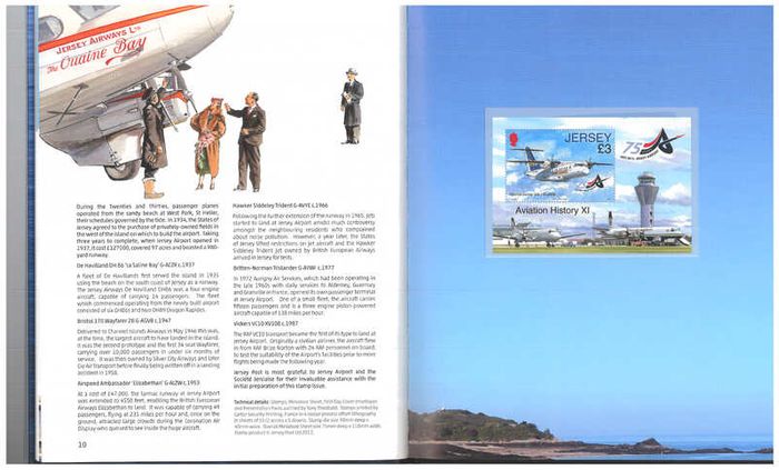 2012 Jersey Stamp Year Book (hardback) issued by Jersey Post includes 23 images of contents