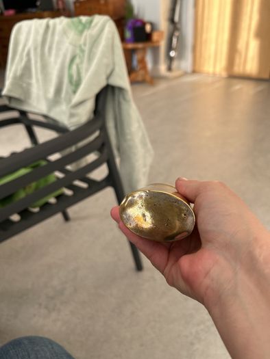 old brass bottle