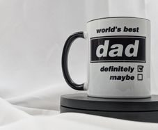 Oasis inspired world's best dad mug