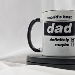 Oasis inspired world's best dad mug