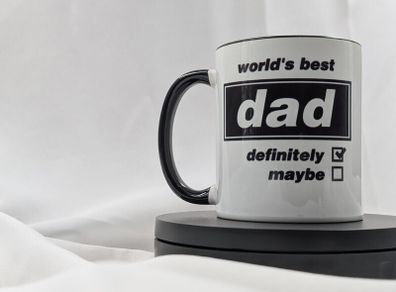 Oasis inspired world's best dad mug