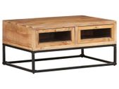 Coffee Table 90x60x40 cm Solid Acacia Wood