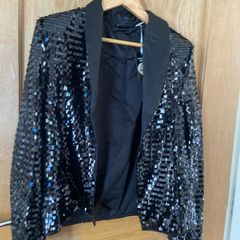 Dressy sequins jacket size 14