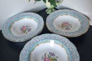 Royal Albert Enchantment 6 Rimmed Soup Bowls