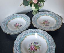 Royal Albert Enchantment 6 Rimmed Soup Bowls