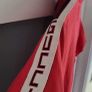 Red Polo 3-Button Mens Top Sz M Image 4