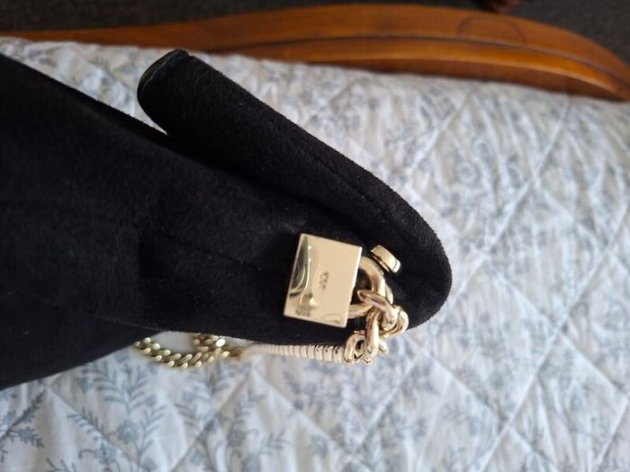karen Millen suede bag