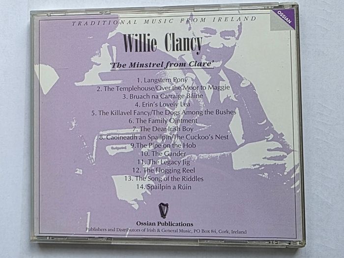 Willie Clancy - 'The Minstrel From Clare' - CD