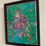 Framed Original Floral Painting Abstract Art Framed  Contemporary Art Painting  Original Gift Image 2