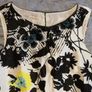 Monsoon Cocktail Dress, White with Floral Print, size UK 14. Image 5