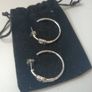 925 silver manifesto earrings Image 2