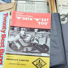 Vintage motorcycle literature