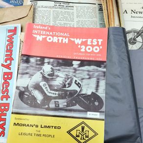 Vintage motorcycle literature