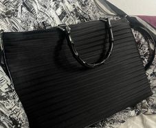 GUCCI Quilted Nylon & Leather Bamboo Tote