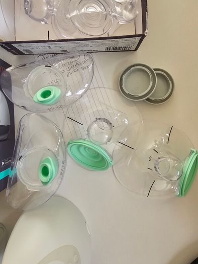 Two Elvie Breast Pump + extras