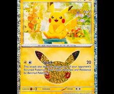 Pikachu 025/128 Holo Rare 03/30 30th Celebration Anniversary Pokemon Card