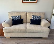 suite of furniture (3 + 2 + footstool)